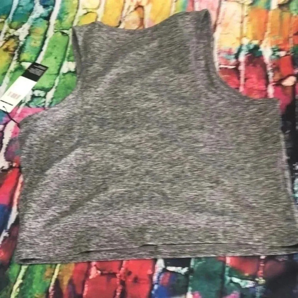 Zobha XXL heather gray athletic crop tank top‎ plus size - Picture 7 of 9